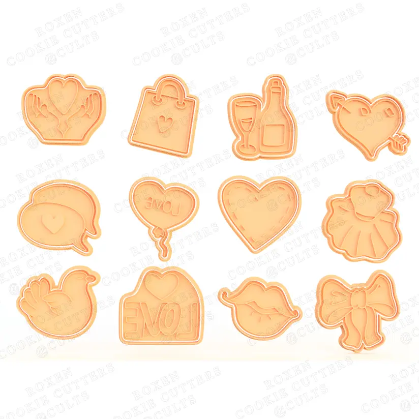 Wedding cookie cutter set of 20