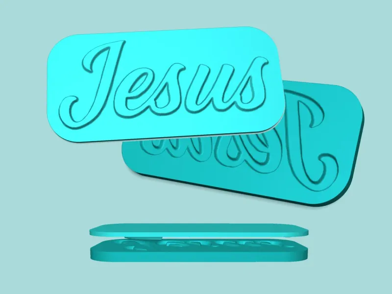 Jesus - Word Mold - Phrase Maker Template