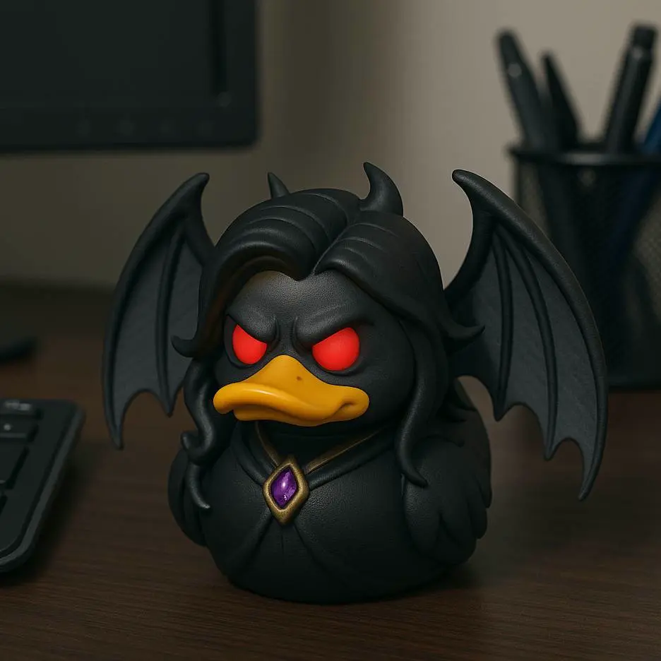 Rubber Duck - Maleficent statue - 3D print