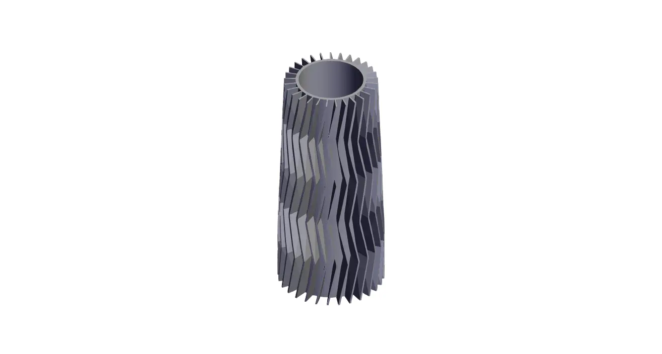 3D Design ZigZag Vase.