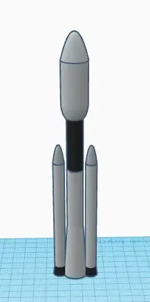 Cohete espacial para niños