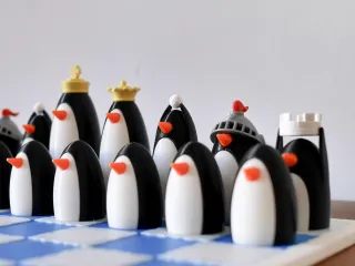 Penguin Chess Set