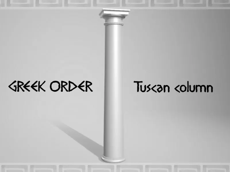 Tuscan column