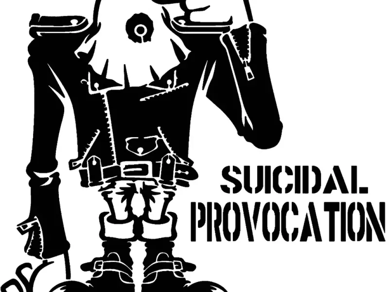 Suicidal provocation stencil
