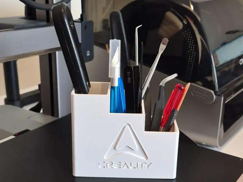 Tool holder with Creality logo