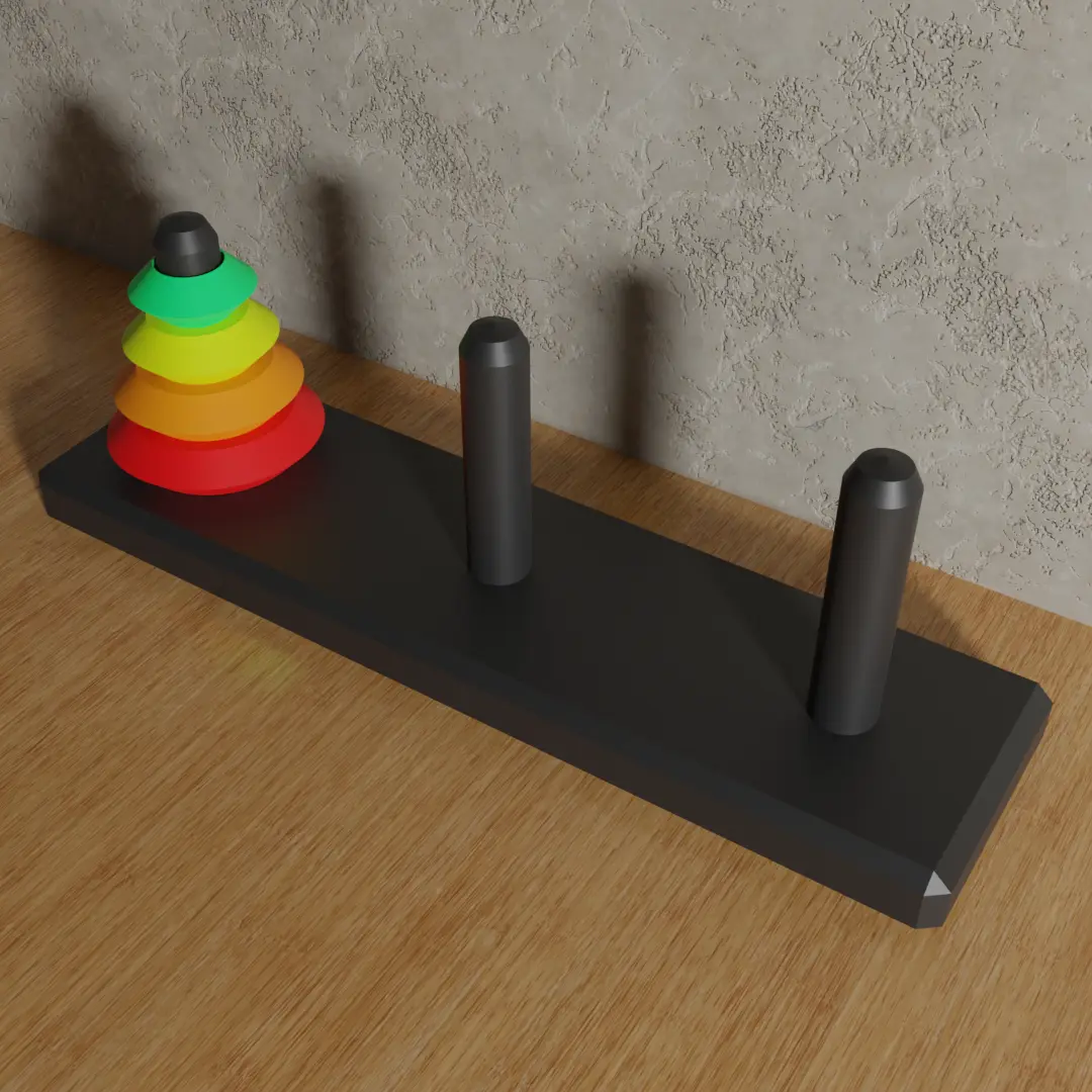 hanoi tower puzzle