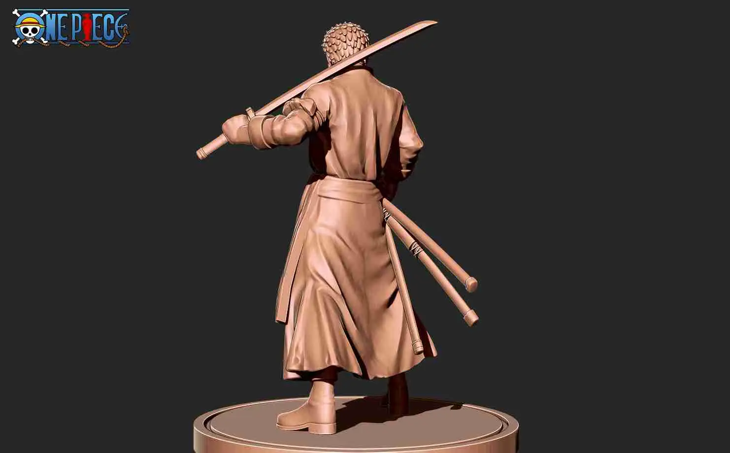 Zoro one piece 3D print model