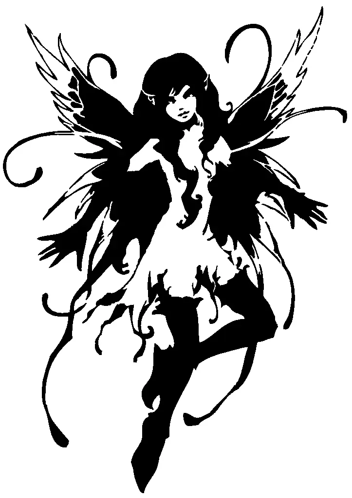 Fairy stencil 3