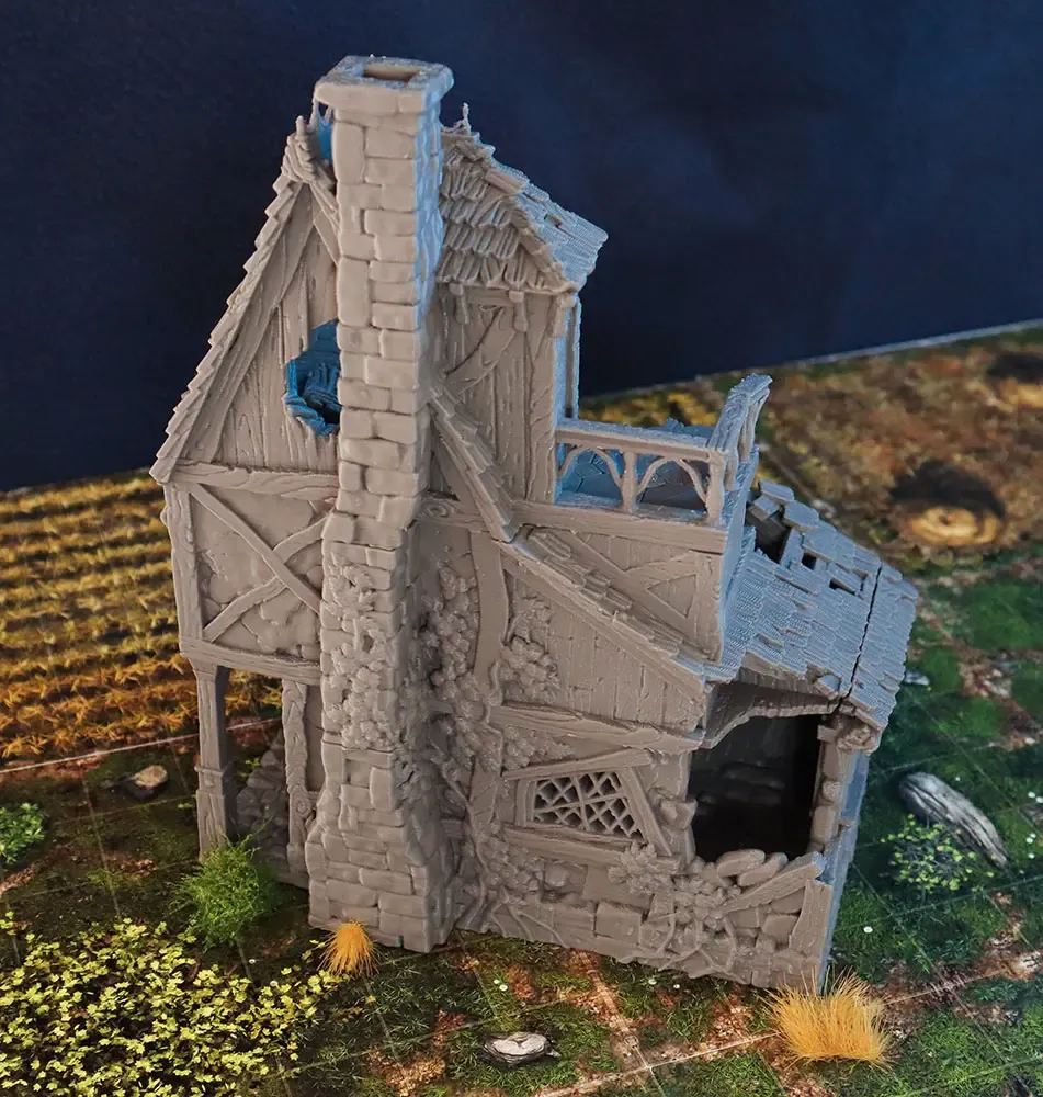 City of Tarok - Ruined Healer's House - RPG Terrain