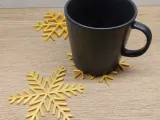Sottobicchieri a fiocco di neve-0