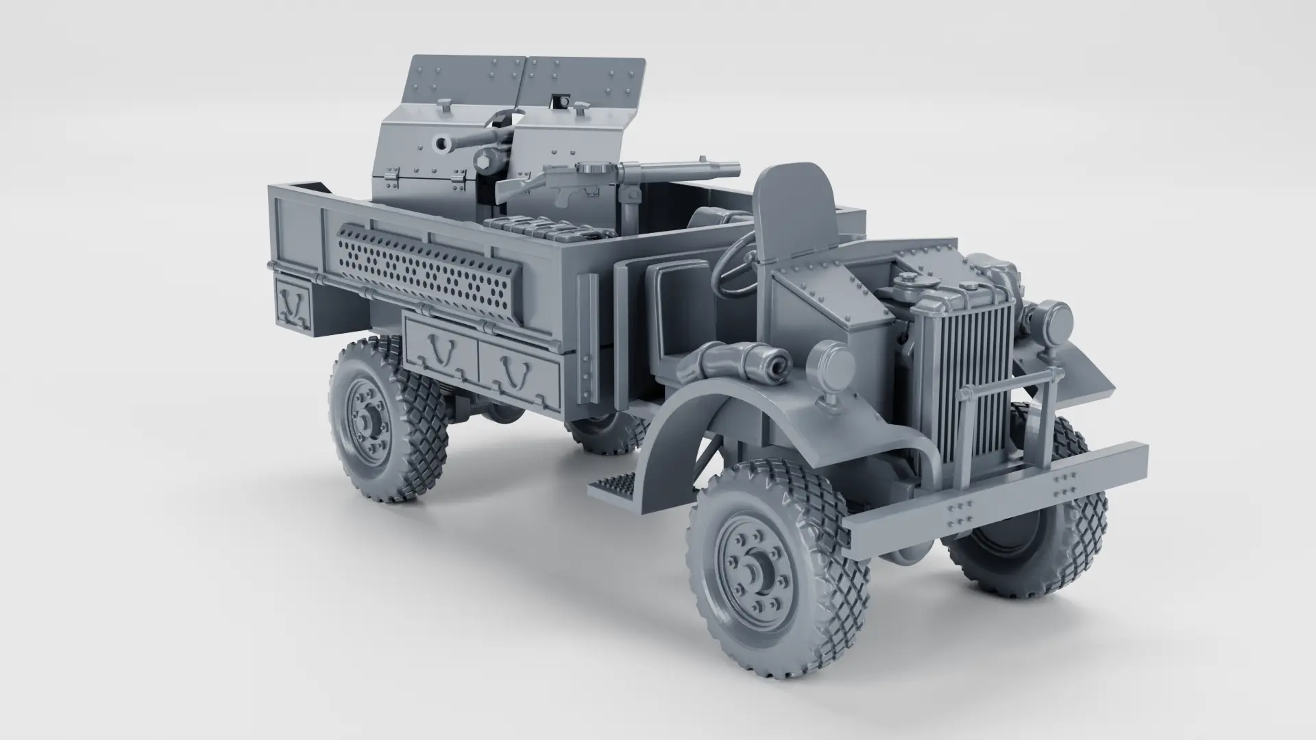 Ford F-30 LRDG with Bofors 37mm (UK, WW2)