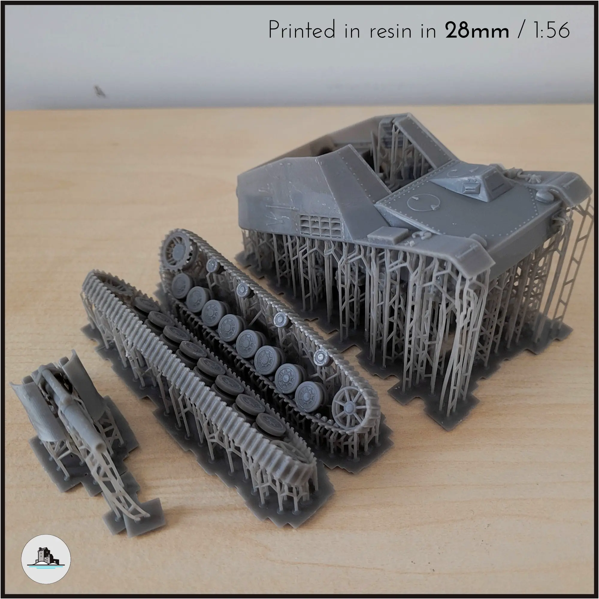 Hummel-Wespe 105mm SPG - miniatures ww2 vehicle tabletop sce | 3D ...