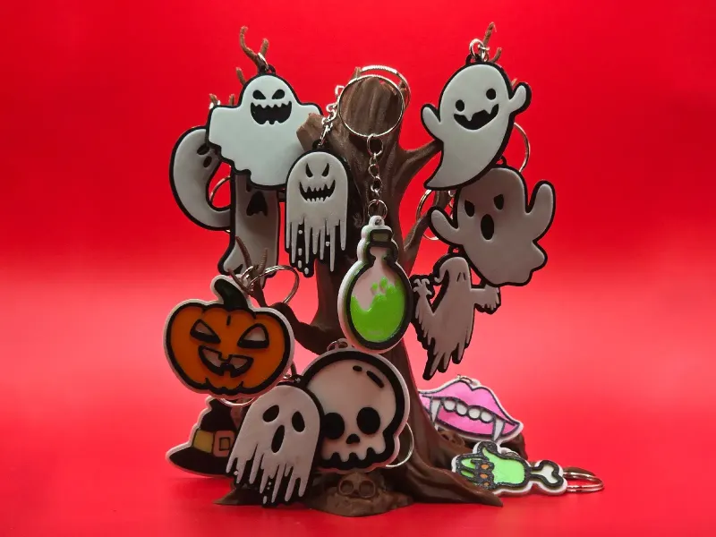 Halloween-Schlüsselanhänger-Set