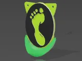 Physio Leg-Foot Sole Rest Wall INSTALLMENT-1