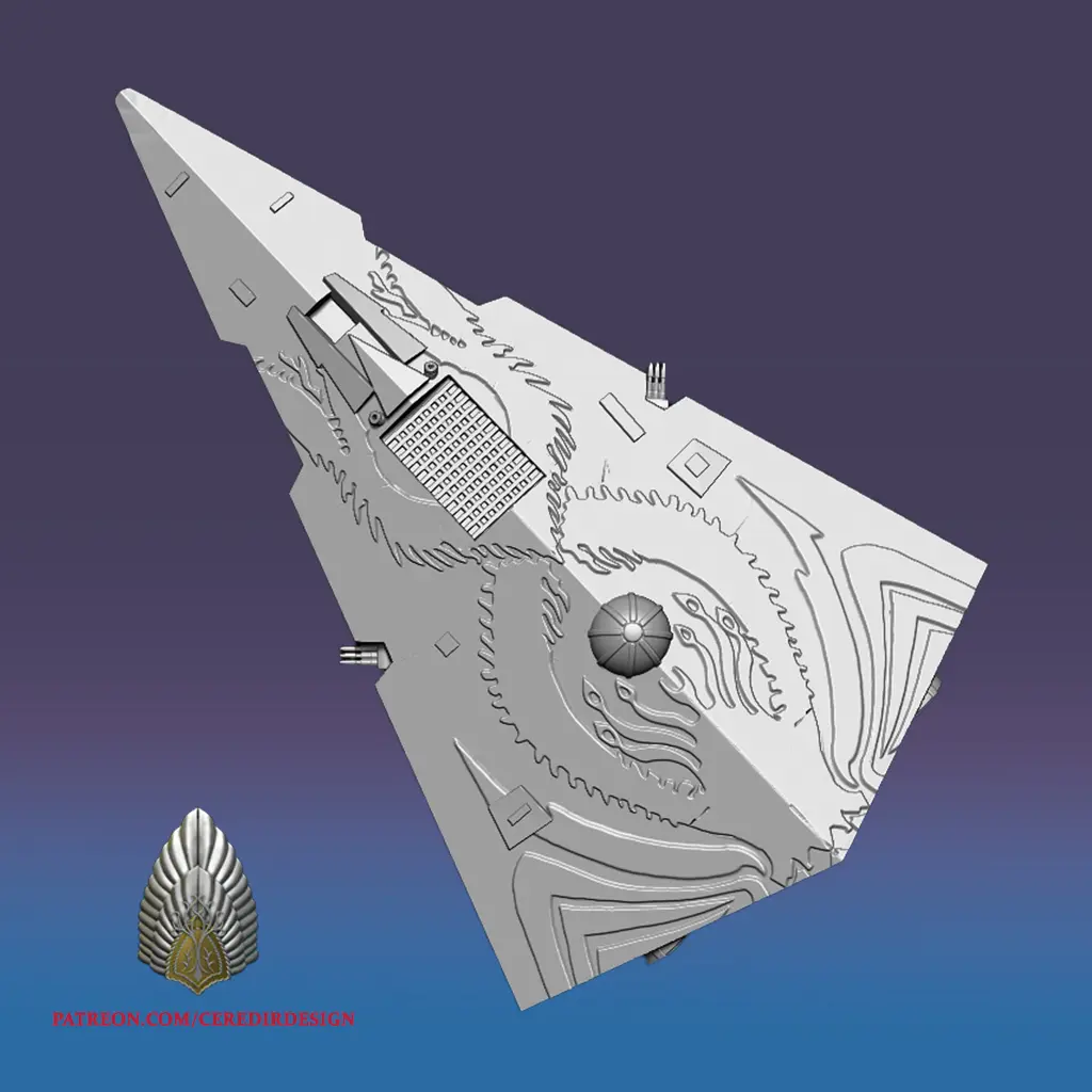 Miniatures STL Download - Admiral Thrawn Chimaera Star Destroyer Ahsoka ...