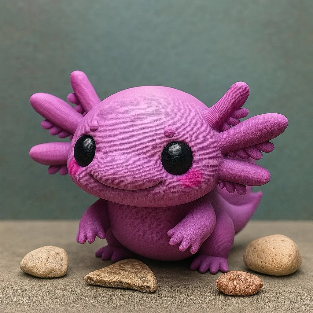 cute little axolotle