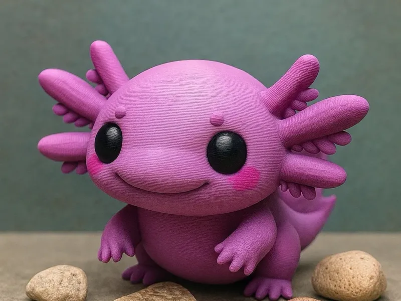 cute little axolotle