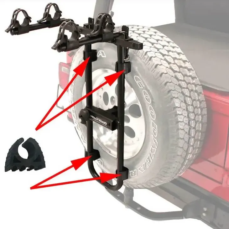 Rubber Bumper Pads for Tire Rack (Hollywood Racks - SR2-R)