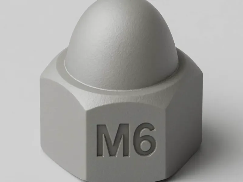 m6 cap nut / m6 kör somun