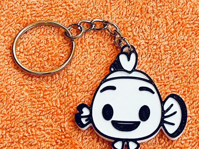 Keychain Emoji Nemo