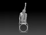 striptease girl 2 3D print model-3