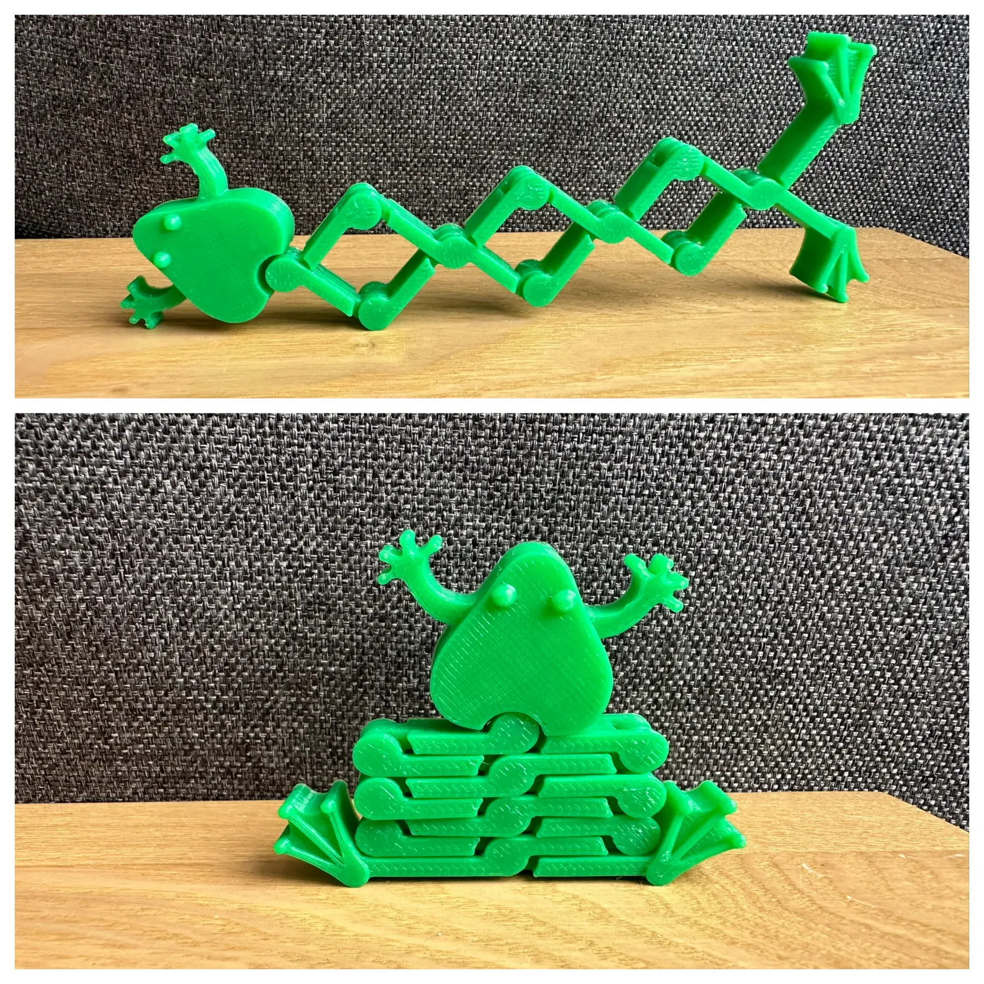 Jumping frog toy
