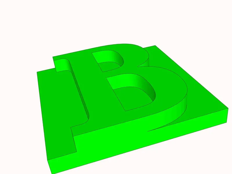 the letter B