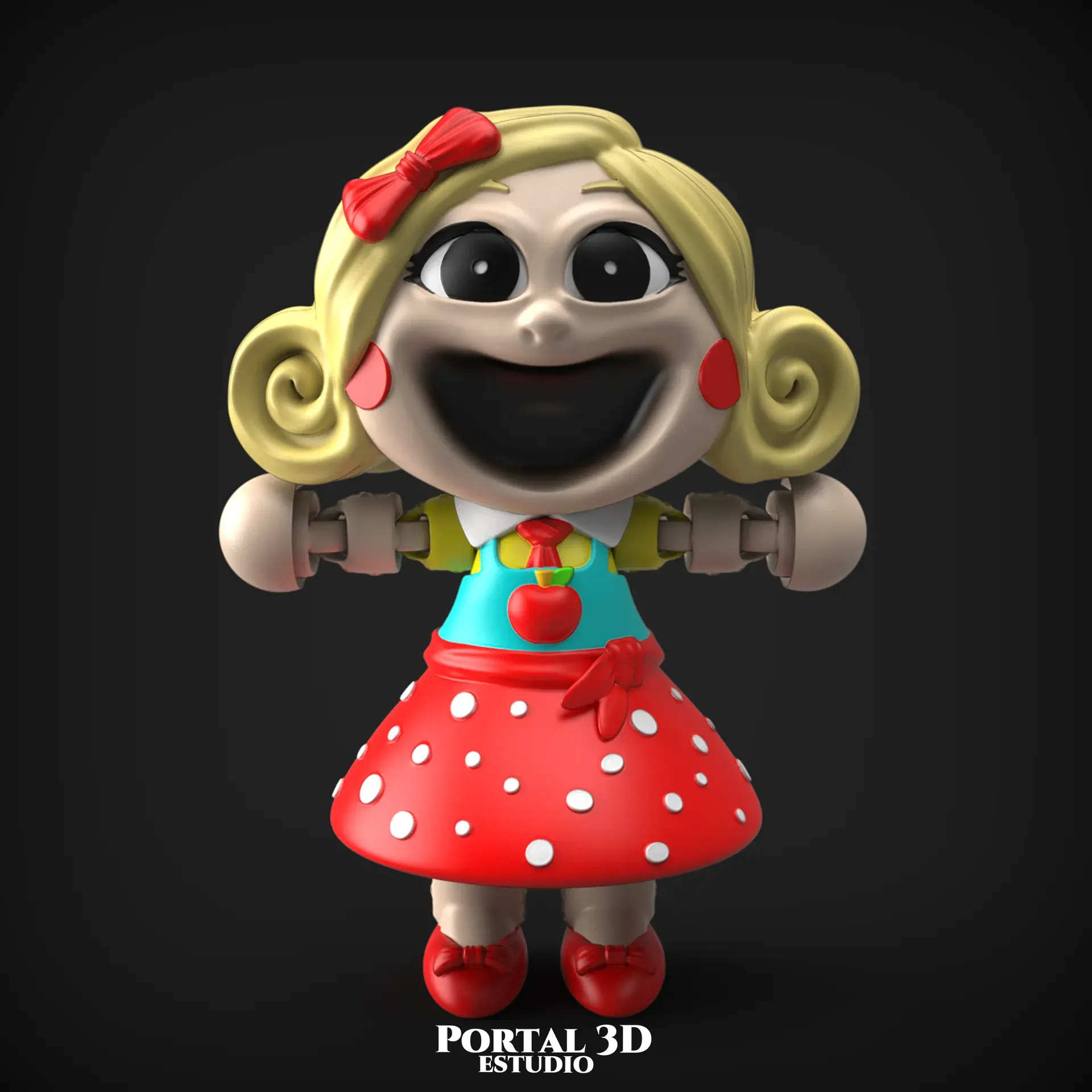 SMILING MISS DELIGHT // PRINT-IN-PLACE WITHOUT SUPPORT | 3D models download  | Creality Cloud