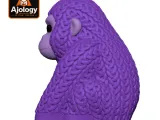 Knitted Cute gorilla – STL & 3MF Files for 3D Printing-3