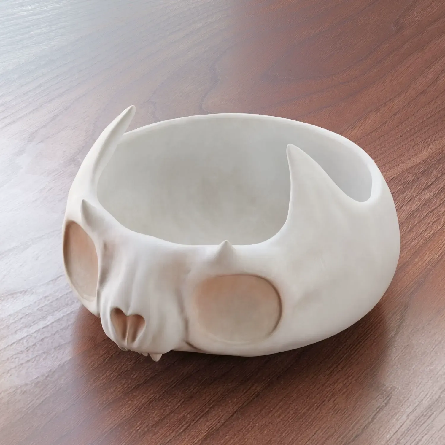 Cute skull pot plate