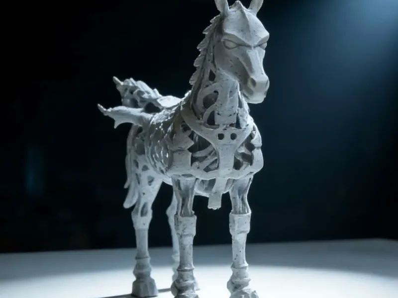 骸骨戦馬