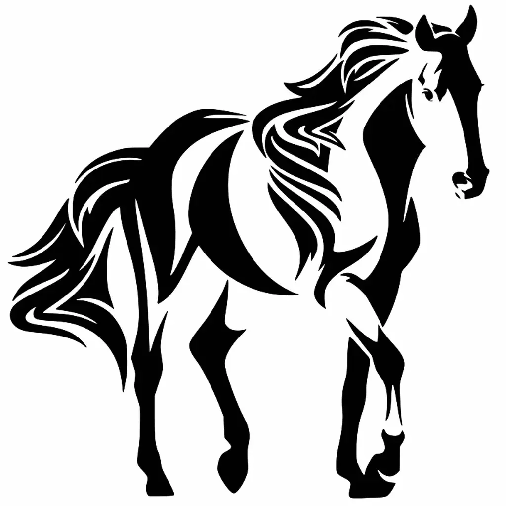 Horse stencil