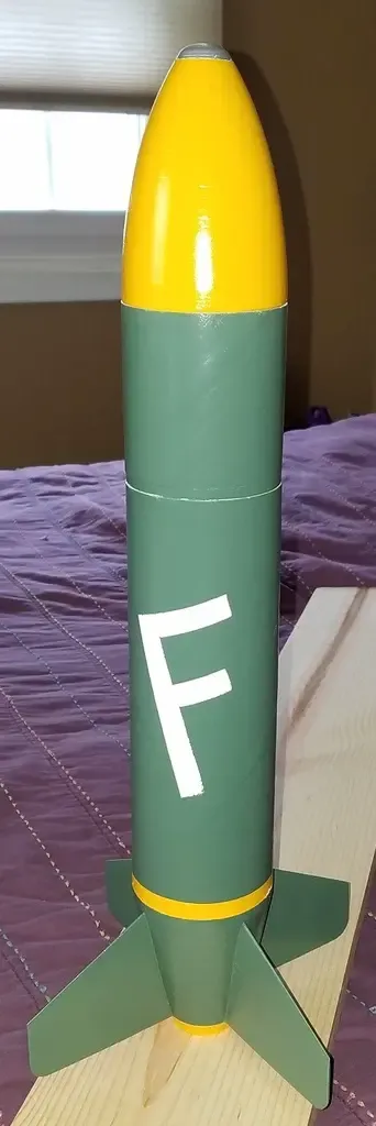 Pringles F-Bomb Model Rocket