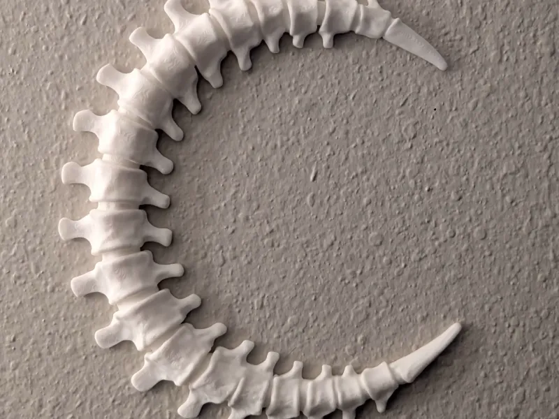 Decoración de pared de Luna Vertebral - Impresión de 2 horas