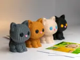 Knitted Kitty Photo Holder - Multipart-3