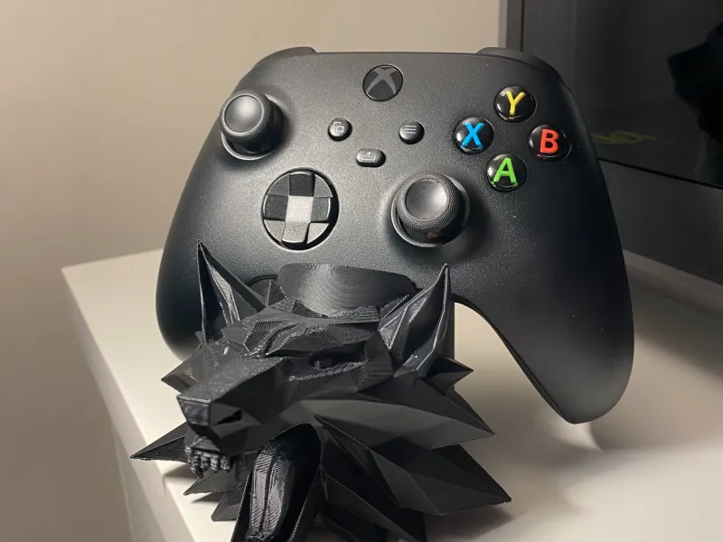 The Witcher wolf controller holder
