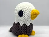 Knitted Bald Eagle-1
