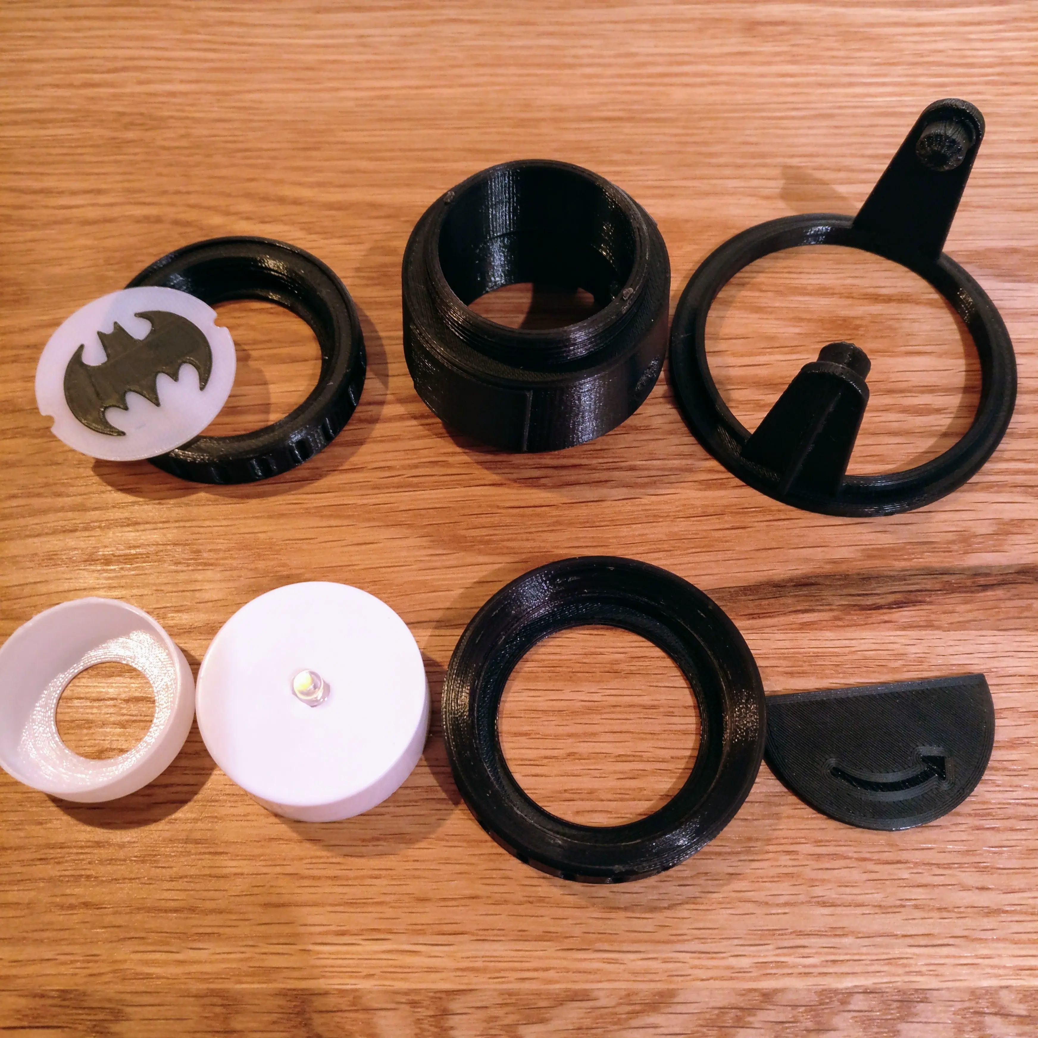 Batman signal LED tea light