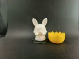 Easter Bunny in Egg - Chibi Cute-1