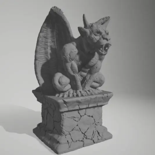 Life Size Gargoyle Statue Competition Stage Prop Decoration