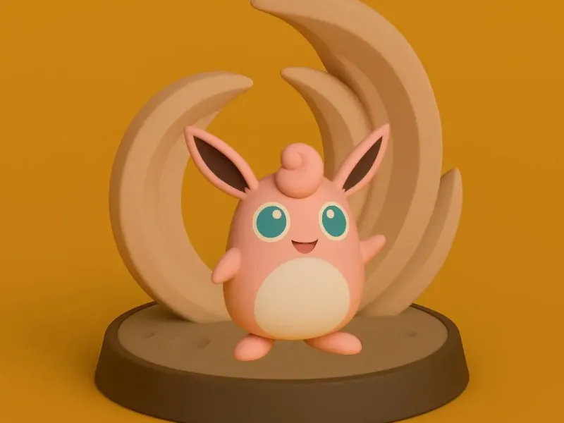 Pokemon battle style - Wigglytuff #040