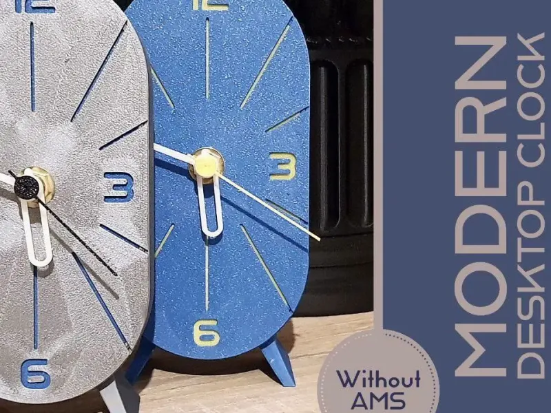 Modern vertical clock