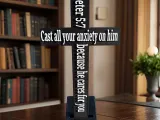 Cross with Display Stand (peter 5:7)-2