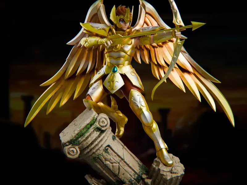 Sagittarius Aiolos - Saint Seiya STL - Goldener Heiliger 3D-Druck M