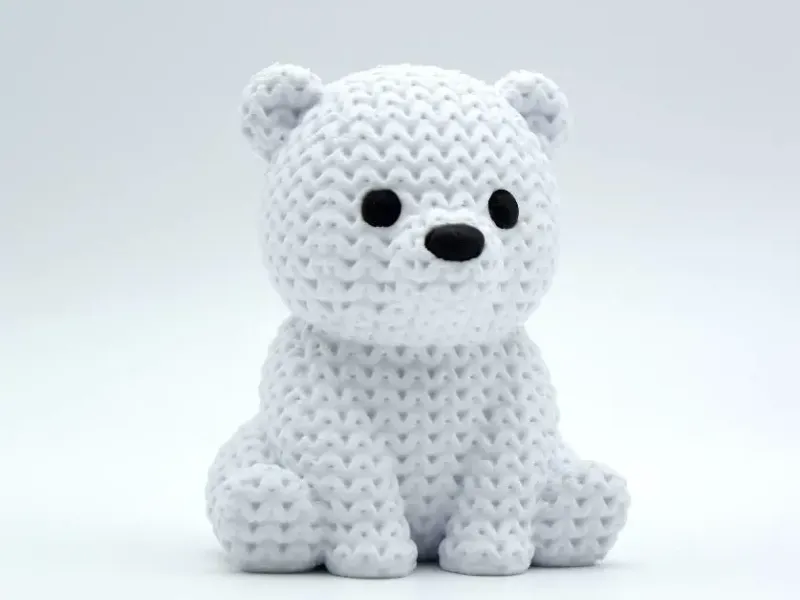 Urso Polar Tricotado