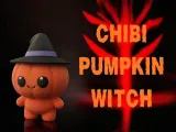 Chibi Cute Pumpkin Witch-0