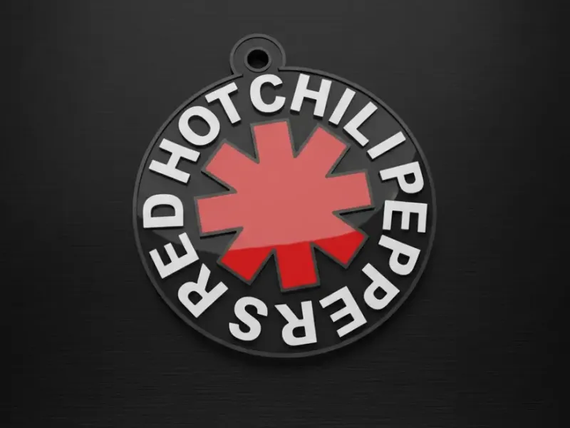 RED HOT CHILI PEPPERS - KEYCHAIN - 3 COLOURS