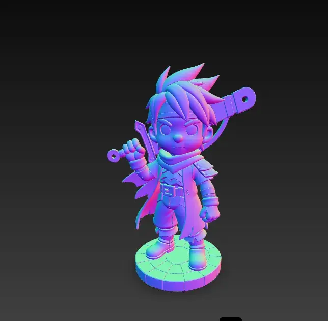 Ryu Breath of fire 3 Chibi