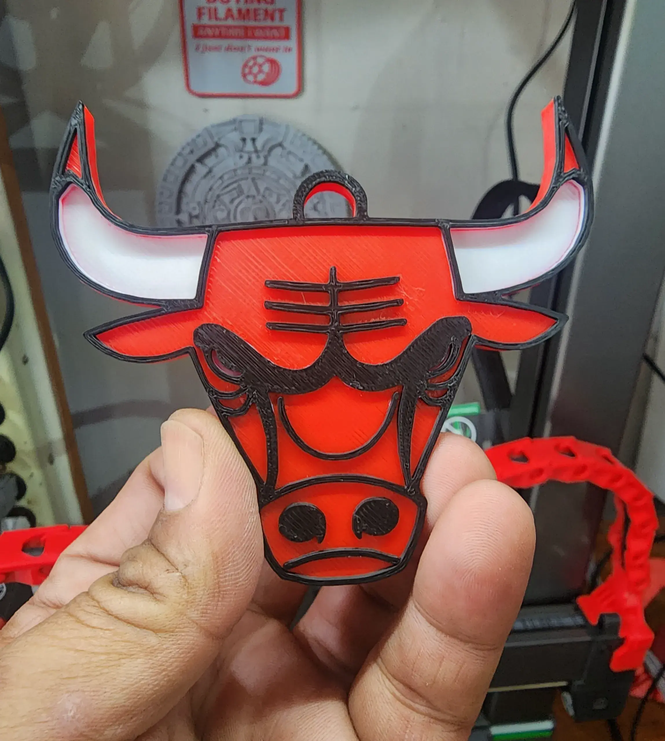 3D Printer Files | 3MF File | Chicago Bulls Keychain / Wall Art ...