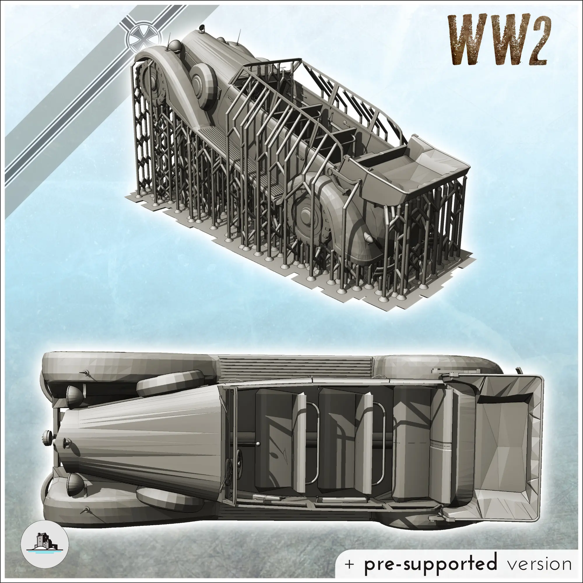 Mercedes-Benz W31 German off-road vehicle (14) - miniatures
